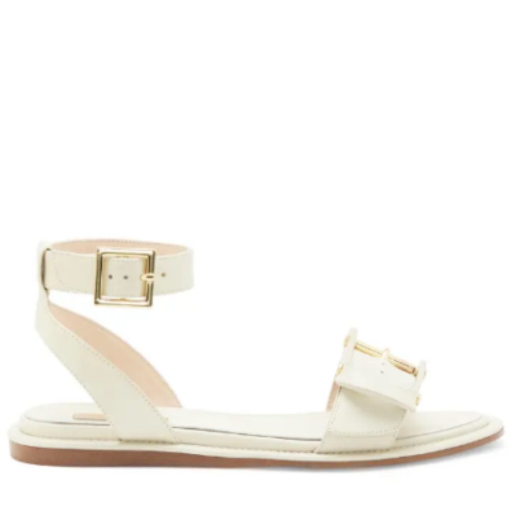 NEW Louise Et Cie Women Benue Porcelain Adjustable Ankle Strap Buckle Sandal - Picture 2 of 7